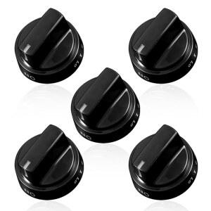 올스타 WB03X24759 GE 스토브 부품용 교체 부품 쿡탑 버너 제어 노브 플라스틱 일반 전기 가스레인지 오븐 5개