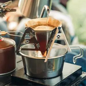 캠핑 야영 백패킹 휴대용 커피드리퍼+파우치 오토캠핑 여과기 휴양지 글램핑 바캉스