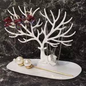 사슴 반지 목걸이 보관함 액세서리 귀걸이 (WFKB43G)