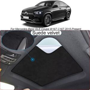 자동차 스웨이드 원단 정전기 흡착 선루프 햇빛가리개 절연 채광창 메르세데스 벤츠 호환 GLE 쿠페 W167 20
