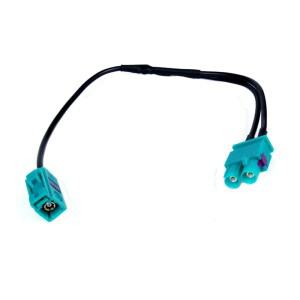 2 1 더블 Fakra 라디오 안테나 어댑터 RNS RCD 510 310 315 210 RCD330 VW