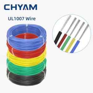 5미터 5M UL1007 와이어 24awg 26 28 30 22AWG 18AWG PVC 전자 케이블