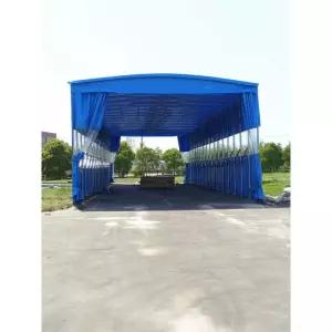 대형 자바라천막 야외 방수 차양 주차장 이동식 그늘막