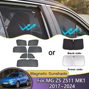 MG ZS ZS11 MK1 용 자동차 메쉬 차양 2017 ~ 2024 MGZS 선 스크린 창 그늘 마그네틱 바이저 커버리지 액세