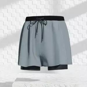 [하프클럽/]2중속건수영복바지 수영복 바지 반바지 비치웨어