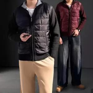 [프로셀러] 비비오 기모 니트 경량 미니멀 하이넥 패딩 점퍼