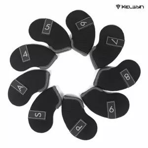 프리미엄 헤드커버 골프채 아이언 네오프렌 블랙