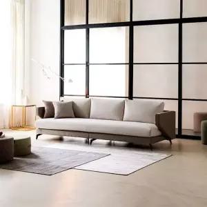 [봄소와] 나래울 4인용 아쿠아클린 패브릭 소파