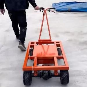 전동 구루마 접이식 62x85cm 전동구루마 전동운반차 리프트