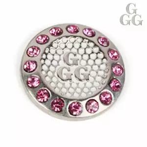 볼마커 큐빅 핑크 골프 HM-702 G3