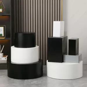 원형 전시 받침대 디스플레이박스 직경 강화형 원기둥 기둥 원통형