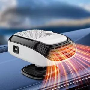 차량용 시거잭 온풍기 소형 12V 무시동 조절 굴삭기