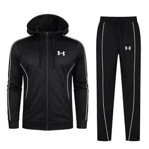 [정품] 언더아머 자켓 운동복 트레이닝복 UA EMEA 노블티 세트 남성 트레이닝복세트 츄리닝 러닝복 블랙 13