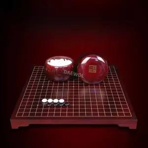 원목 바둑 테이블 입문 고급 오목판 레트로 바둑테이블