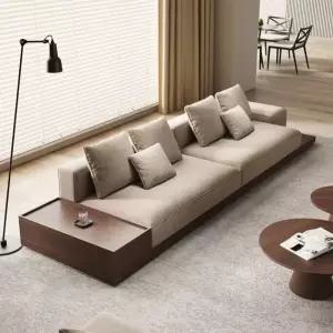 6인용 다이닝쇼파 모듈소파 패브릭 와이드 코너형 26m 원목