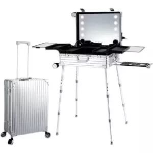 메이크업 박스 가방 출장 21인치 캐리어 블랙