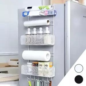 무타공 냉장고 주방 선반 걸이 정리 틈새 수납 키친타올 벽걸이