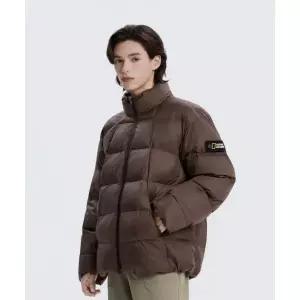 내셔널지오그래픽 NATIONALGEOGRAPHIC N254UPD903 오록스 스탠드넥 퀼팅 패딩 점퍼 BROWNN254UPD903080 102