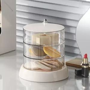 퍼프보관함 메이크업 스펀지 화장대 수납 파우더