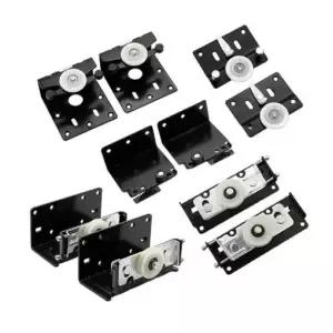 붙박이장 슬라이딩 도어레일 부속 가구 문짝 부품 옷장 롤러 경량 하부 내부 휠 2개