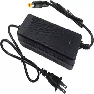 전기 자전거용 Suptopone 자전거 충전기 48V 리튬 배터리용 54.6V 2A 배터리 DC2.1 잭 커넥터가 있는 전원