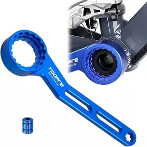 Slynxr 6-in-1 자전거 크랭크/BB 분리 공구 12/16 슬롯 39/41/44/46/49mm BB 렌치 시마노 SRAM DUB FSA