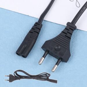 EU 전원 코드 AC 케이블  그림 8 C7-유로 Eu 2 핀 플러그 플스호환 xbox호환 플스호환 1PC