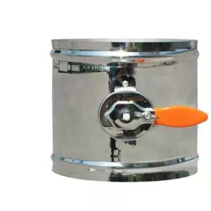 화목난로 수동 댐퍼 캠핑 배기구 스테인리스 용품 조절기 화력