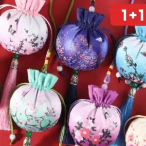 향기 장식용 나비 플라워 향낭 복주머니 방향제 미니 보자기