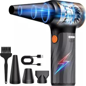 모토비 전기 에어 더스트 2800RPM 무선 미니 송풍기 충전식 브러시리스 모터 컴퓨터 키보드 실외 집