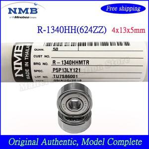 고속 베어링 미니 소형 호환어처 624  NMB R-1340HH 624ZZ Minebea 롤링 볼 4x13x5mm 20 개 50 100 개