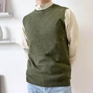 [라일리의류] Rly 조끼 남성 스타일 니트 기본 니트조끼