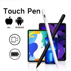 범용 스타일러스 펜 안드로이드 IOS 터치 스크린 정전식 충전식 틸트 아이패드 호환 삼성 호환 화웨이 호환