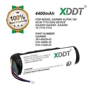 개목걸이 4400mAh 배터리 가민 호환 010-10806-30 010-11828-03 361-00029-02 알파 GPS 돼지 사냥 GPS 시스