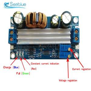 CC CV 가변 3A 35W DC 5 -30V ~ 0.5 스텝 업 다운 벅 부스트 컨버터 전원 공급 장치 모듈 전압 조정기