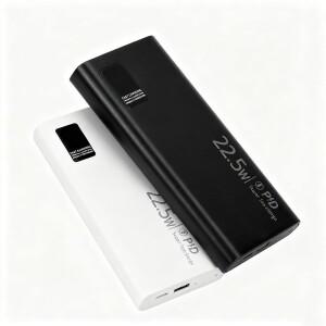 DIY 파워 뱅크 케이스 키트 22.5W 고속 충전 폴리머 1260110 배터리 호환 블랙/화이트 옵션 - 미포함