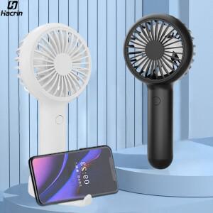 휴대용 미니 소형 호환 팬 USB 핸드 충전식 야외 소형 포켓 전화 스탠드와 3 속도 책상