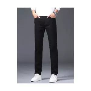 남성 데일리 바지 배기핏 가을겨울 꿀벌 프리미엄 블랙진 스판 스키니진 다올4