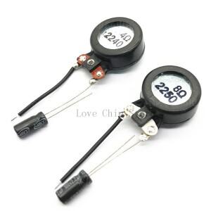 2개입 직경 22mm 실크 필름 돔 트위터 4옴 10W 8옴 스피커 인라인 마그네틱 공장 스마트 호환 오디오