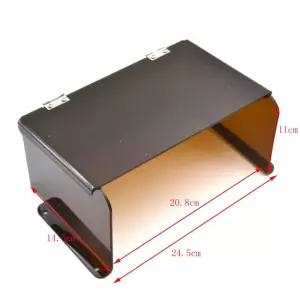 주택 초인종 덮개 투명 인터폰 레인커버 아크릴 지문 방수 케이스 플립 현관 차단제와