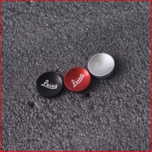 [호환품]고무 링 Leica M6 M3 MP M8 M9 X1 X2 M10 M240 용 메탈 오목 표면 카메라 소프트 셔터 릴리즈 버튼