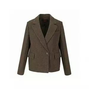 숲 SOUP 테일러드 반더블 잔체크 자켓 SBAJK3CSG