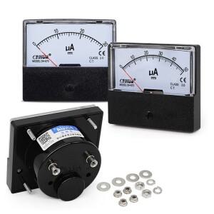 DH-670 DC AC 마이크로암페어 포인터 아날로그 전류계 계량기 30uA 100uA