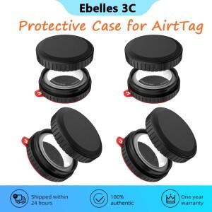 에어태그 트래커 액세서리용 보호 케이스 하드 플라스틱 충격 방지 커버 애완 동물 지갑 자전거용 거치대