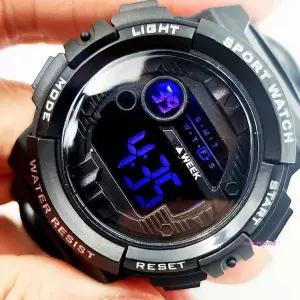 초경량 알람 야광 시계 방수 훈련소 손목 전자bcd483