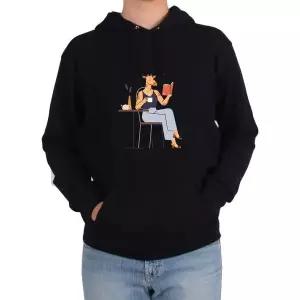 [하프클럽/]후드티 커피 독서 일기장 테이블그림 다양한 색상 사이즈