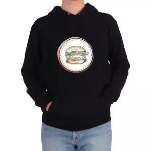 [하프클럽/]후드티 햄버거 패스트푸드 정크푸드그림 다양한 색상 사이즈