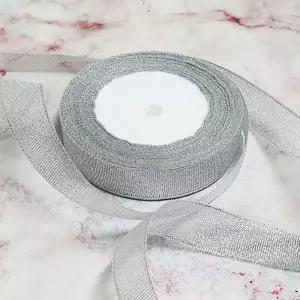 포장 리본 끈 실버 2cm 22m 공단롤 공단리본 선물포장 리본끈 공예끈