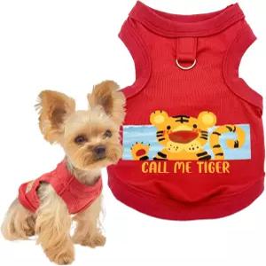 YorkieGogo 수제 작은 애완동물 셔츠 작은/찻잔/새로 태어난 고양이와 개를 위한 면과 신축성 있는 옷