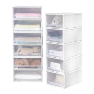 서랍장 옷장 거실 협탁 조립식 침실 틈새 플라스틱 간이 화이트 행거